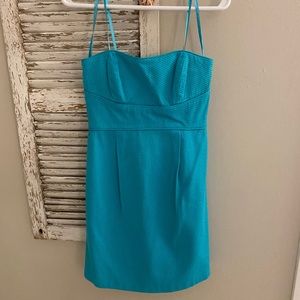 Max and Cleo blue mini dress